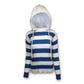 Moncler Pullover blau/weiss gestreift Gr. XS