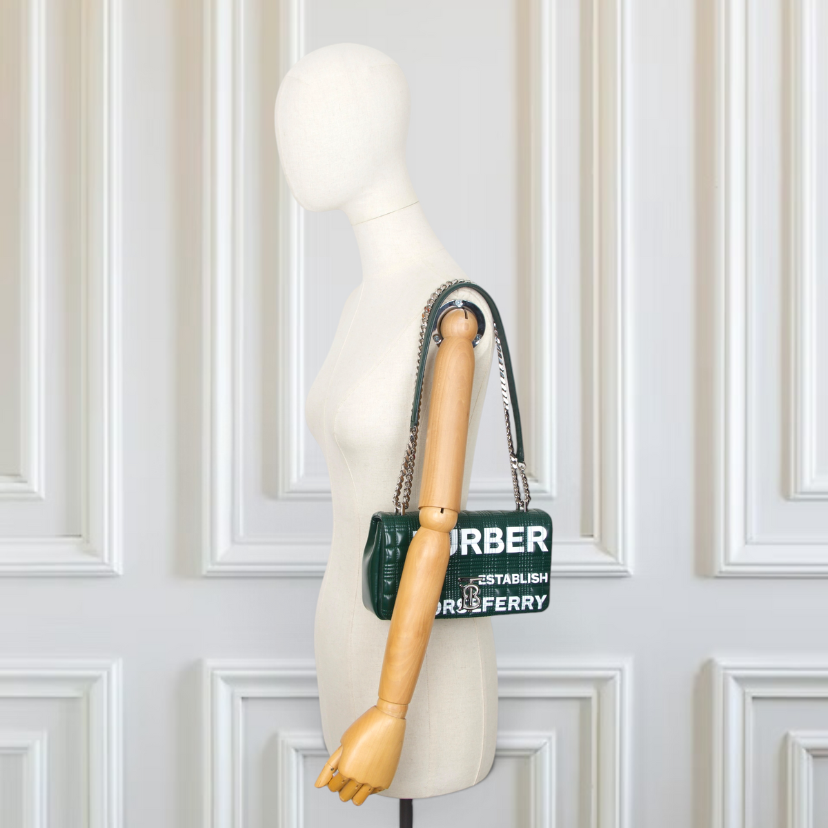 Burberry TB Lola Crossbody dunkelgrün