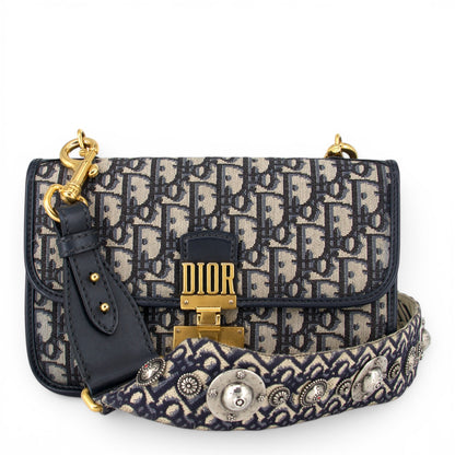 Dior Addict flap oblique blau