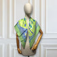 Hermès Carré "Les amoureux de Paris" grün
