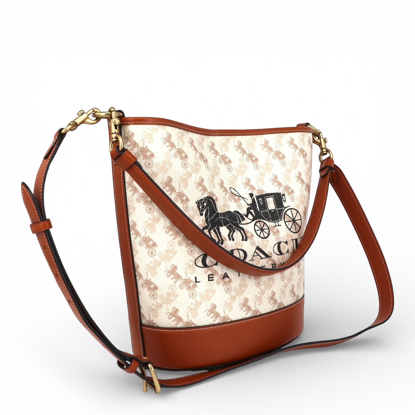 Coach Dakota Beuteltasche weiss/braun