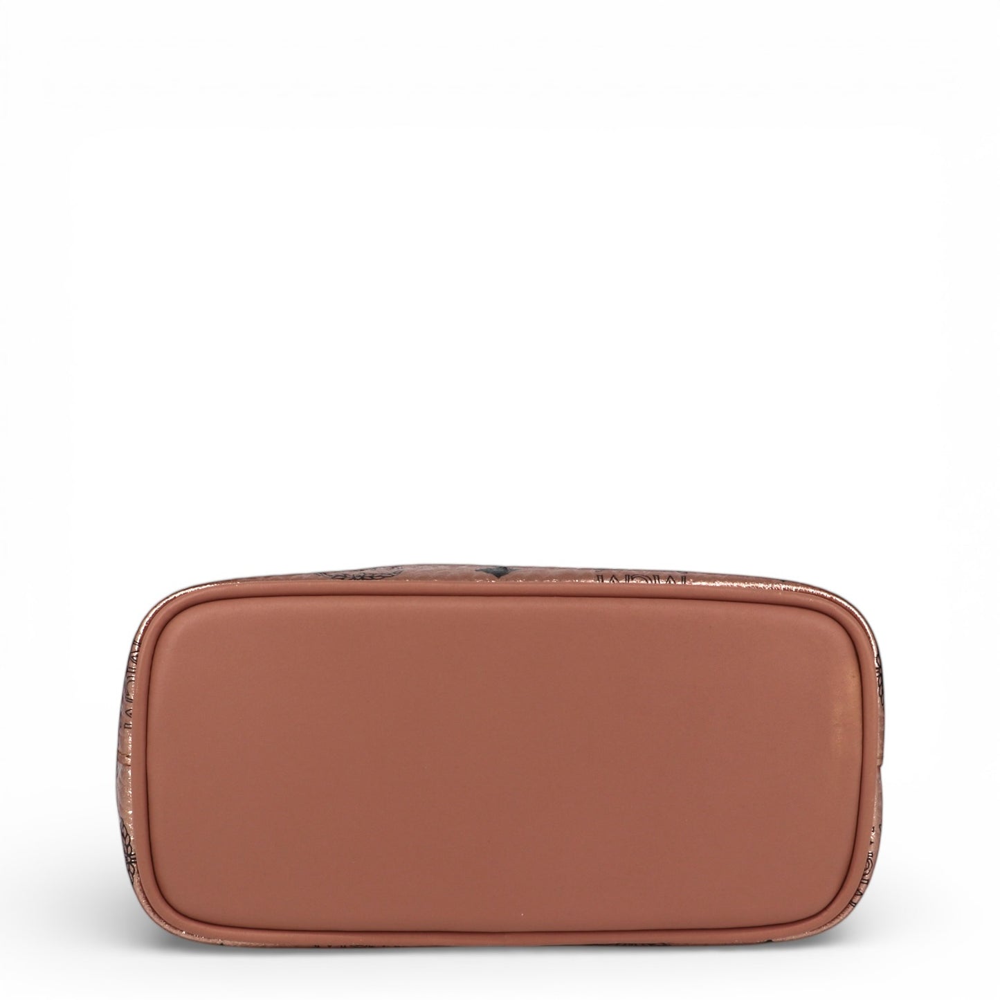 MCM Anya Mini Shopper Visetos Rosé