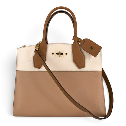 Louis Vuitton City Steamer MM Papyrus/crème