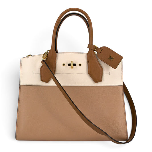 Louis Vuitton City Steamer MM Papyrus/crème