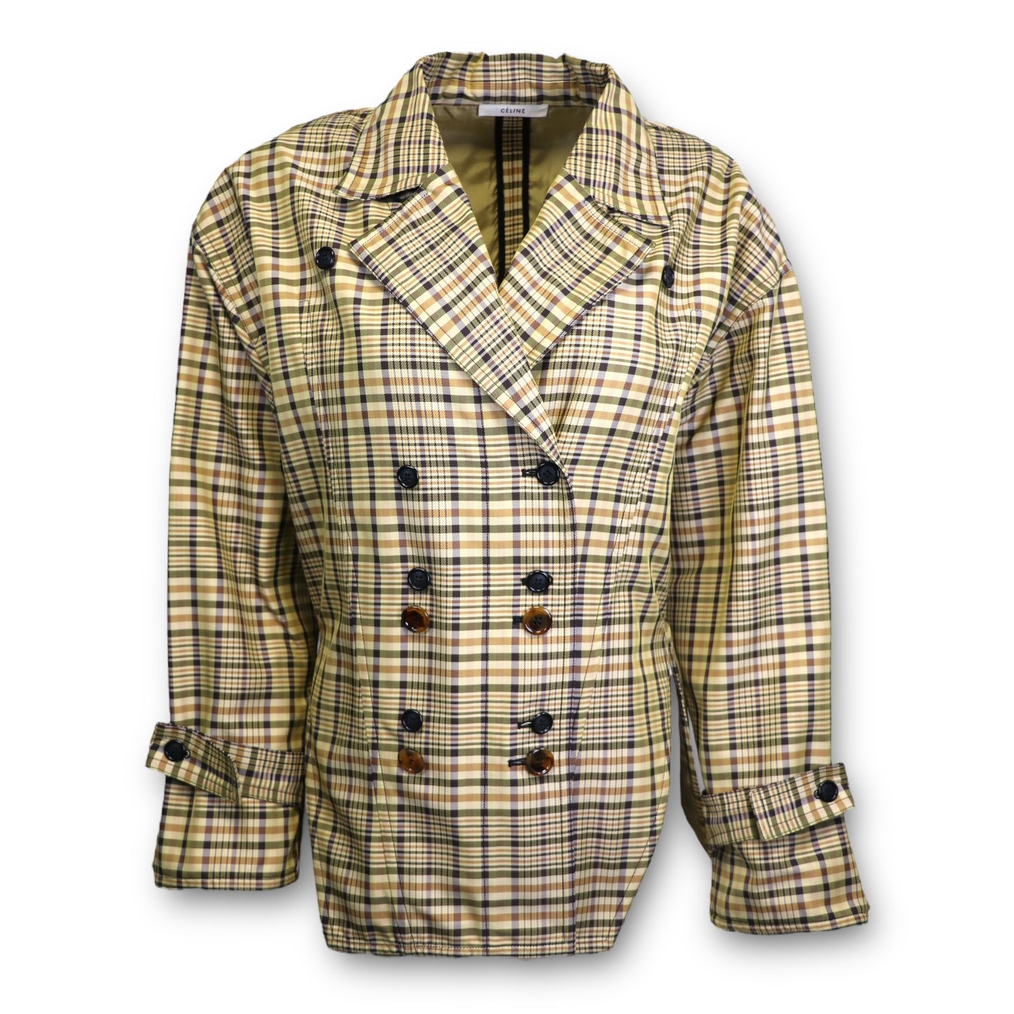 Céline Jacke braun kariert Gr. 40