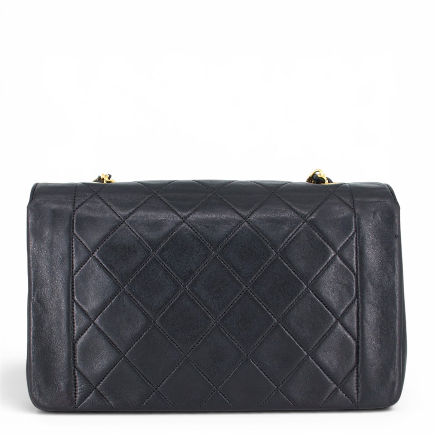 Chanel Diana flap bag schwarz GHW