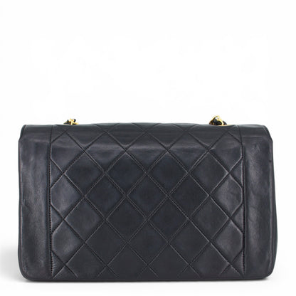Chanel Diana flap bag schwarz GHW