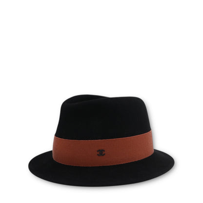 Chanel Hut schwarz/braun Gr. S