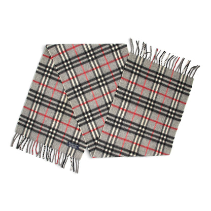 Burberry Schal Kaschmir grau kariert