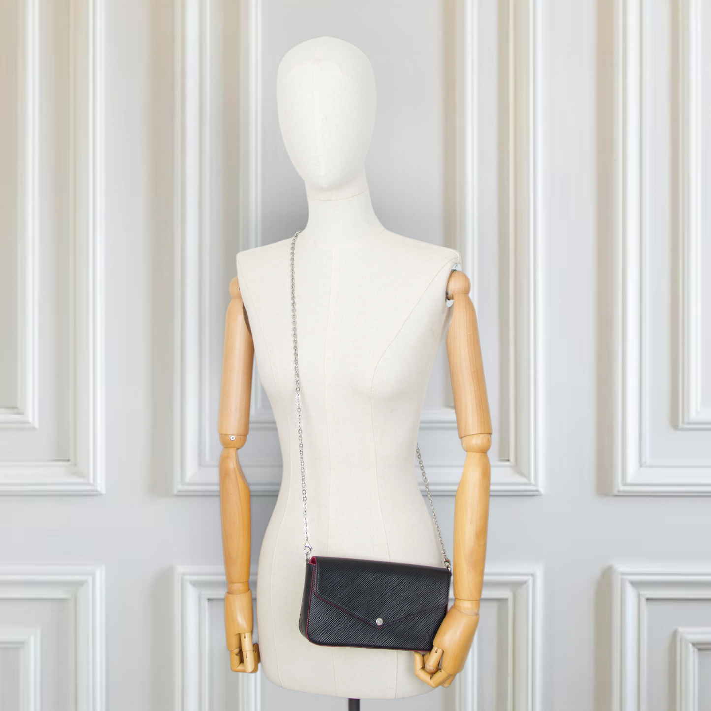 Louis Vuitton Pochette Félicie Epi schwarz