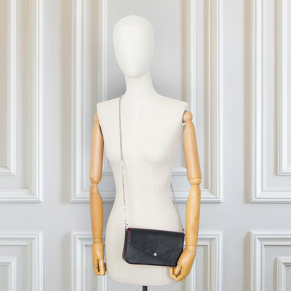 Louis Vuitton Pochette Félicie Epi schwarz