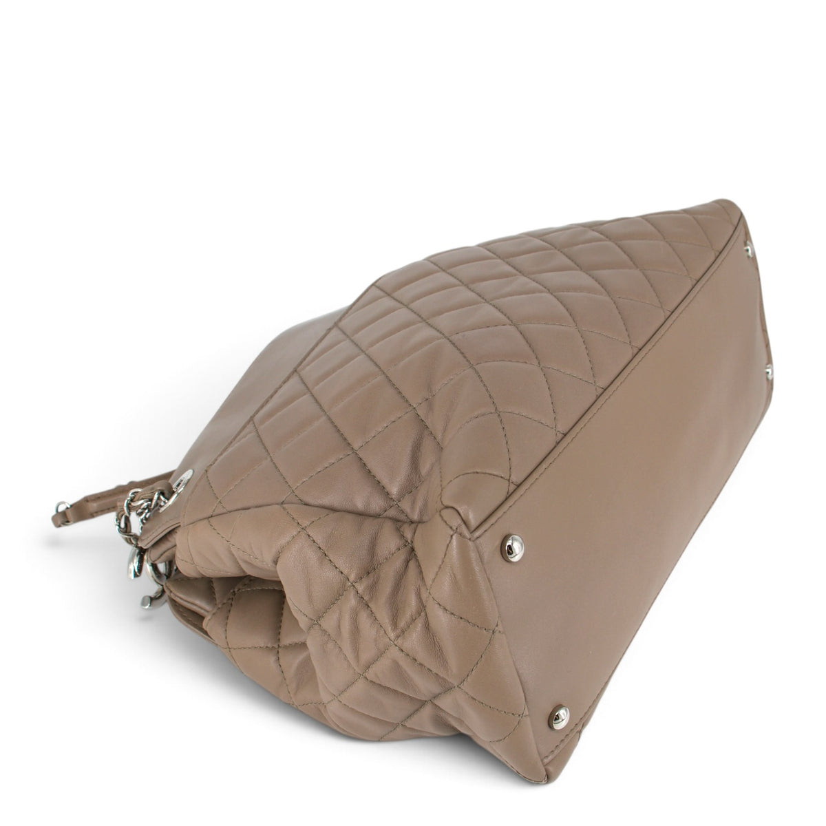 Chanel Shopper CC Matelassé taupe