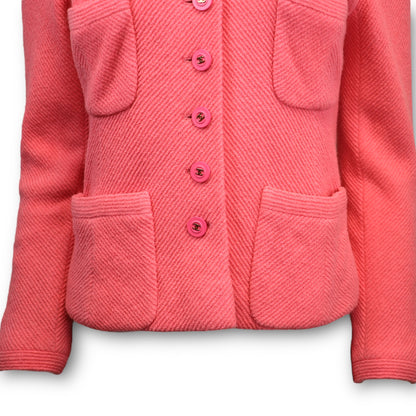Chanel Boucléblazer rosa Gr. 38