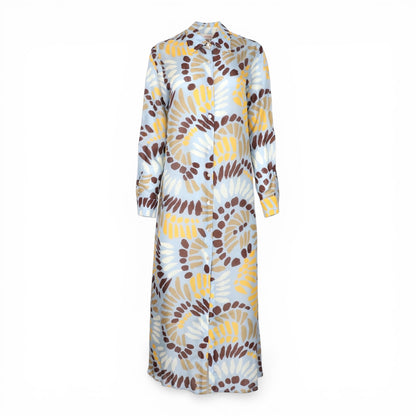 Jucca Kleid Seide gemustert IT 40 DE 36