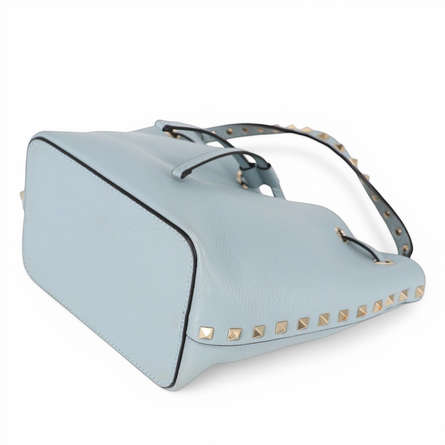 Valentino Rockstud Beuteltasche hellblau