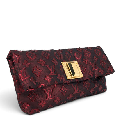 Louis Vuitton Altair Clutch Lurex Bordeaux