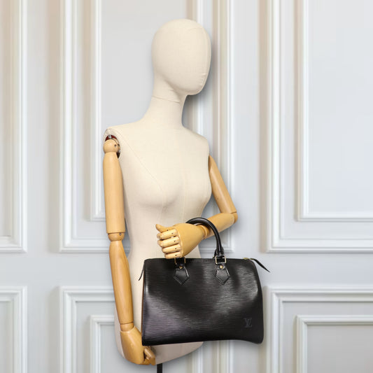 Louis Vuitton Speedy 25 epi schwarz