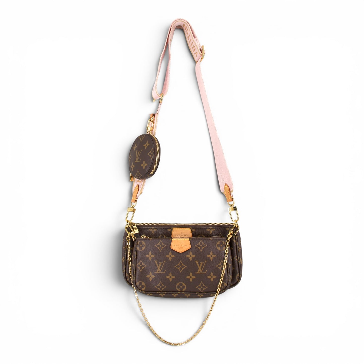 Louis Vuitton Multi Pochette Monogram rosa