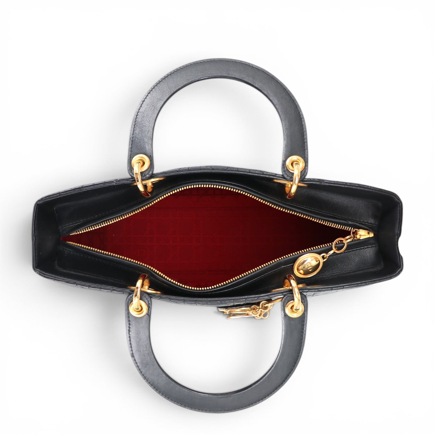 Dior Lady Dior Large schwarz GHW