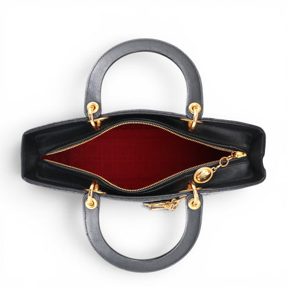 Dior Lady Dior Large schwarz GHW