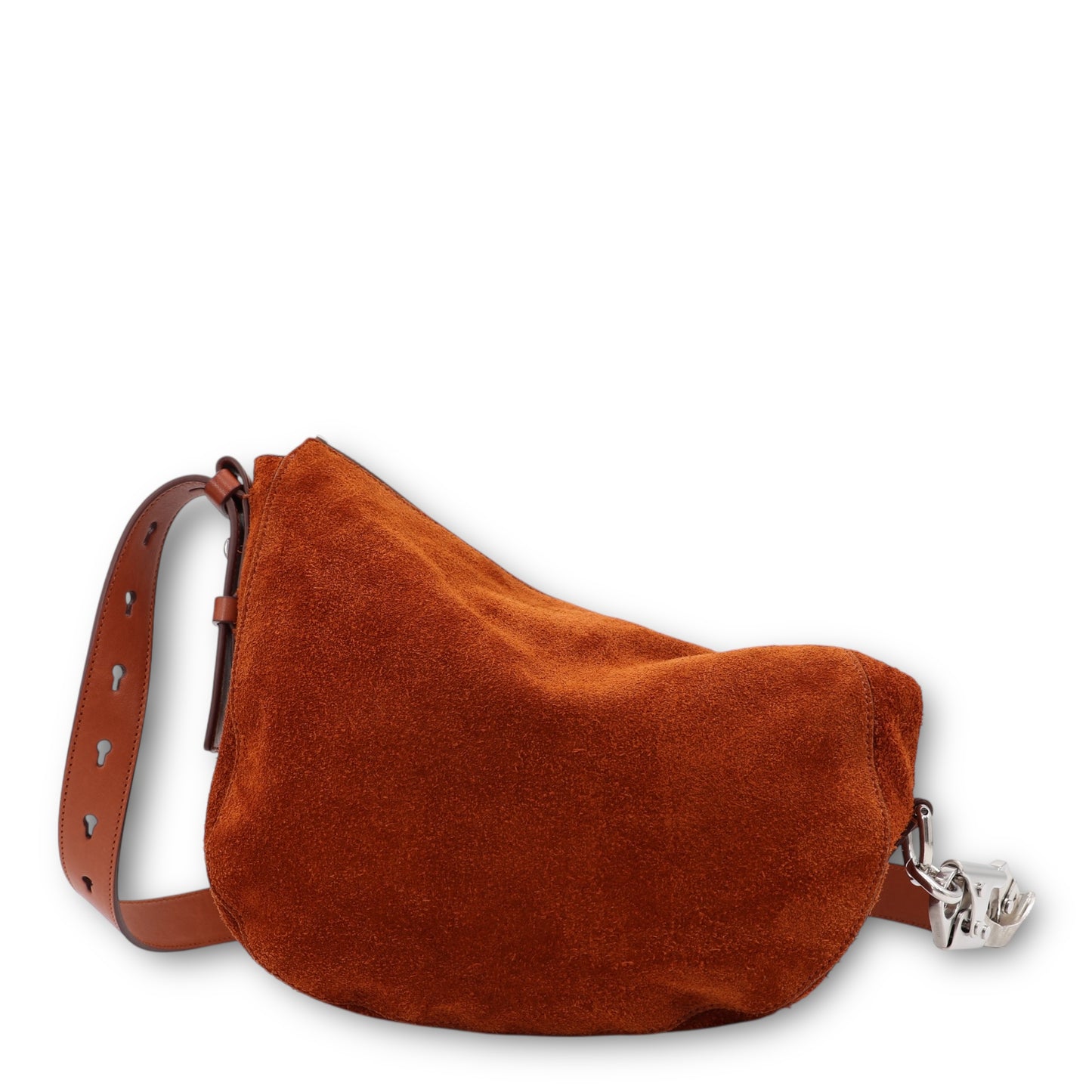 Burberry Small Knight bag Wildleder cognac