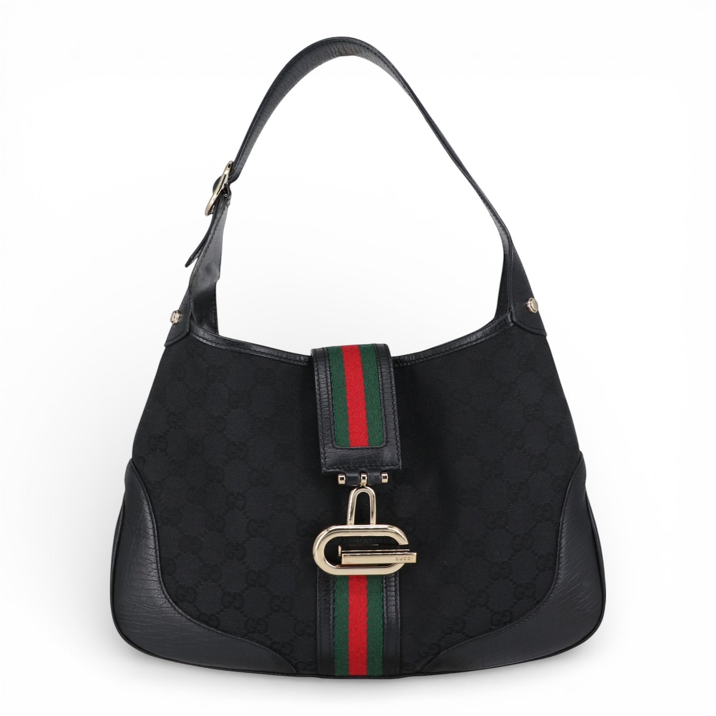 Gucci Jackie Sherry schwarz