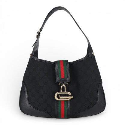 Gucci Jackie Sherry schwarz