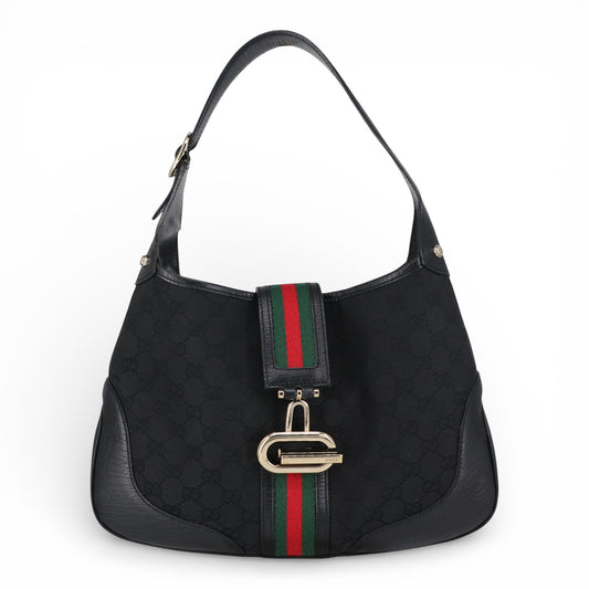 Gucci Jackie Sherry schwarz