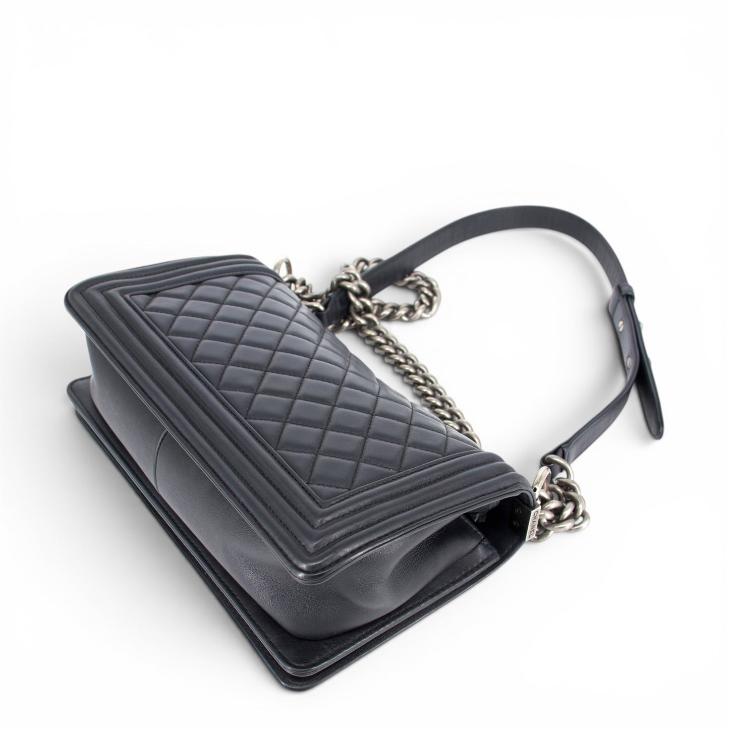 Chanel Medium Boy schwarz RHW