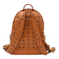 MCM Stark Medium Rucksack cognac
