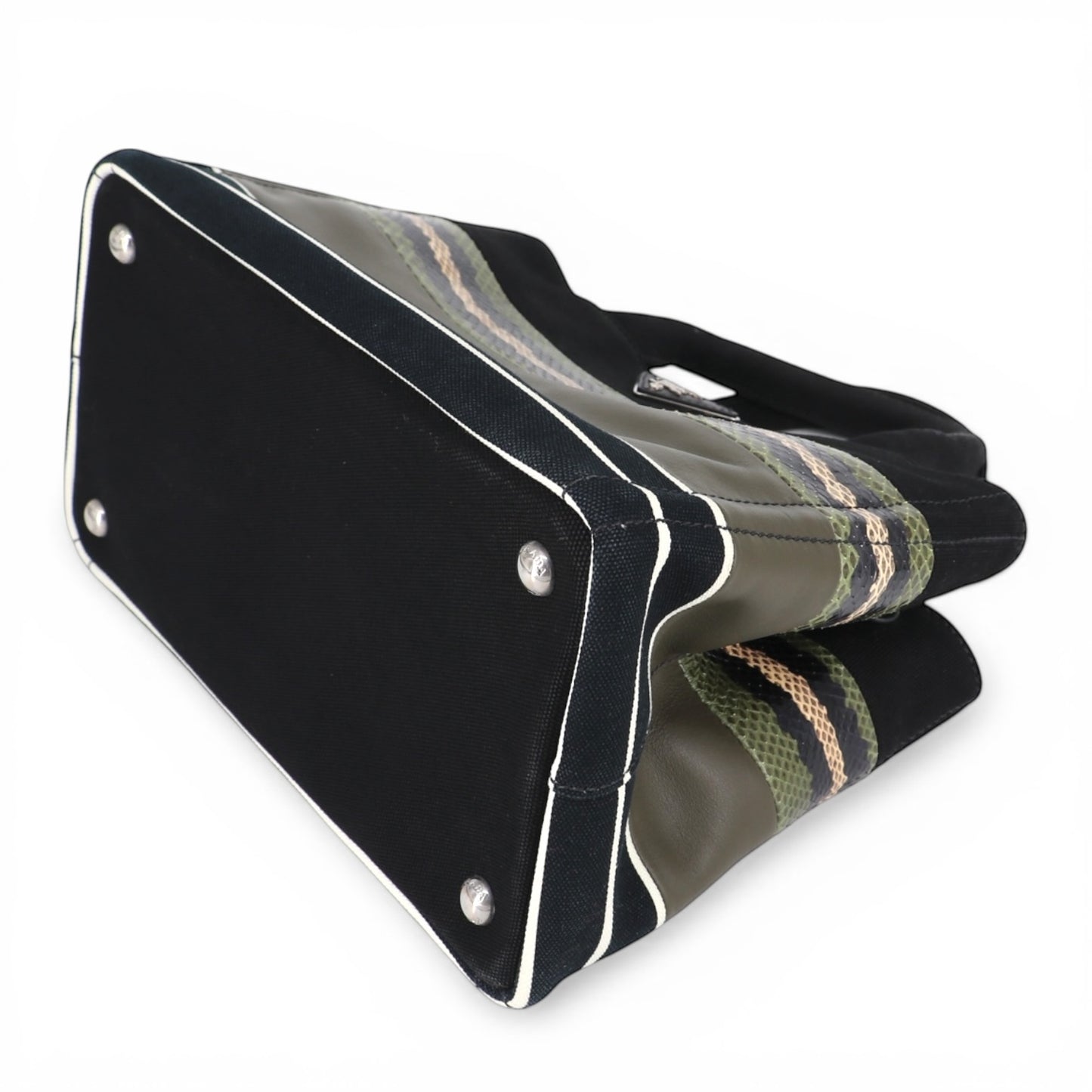 Prada Canapa schwarz/grün