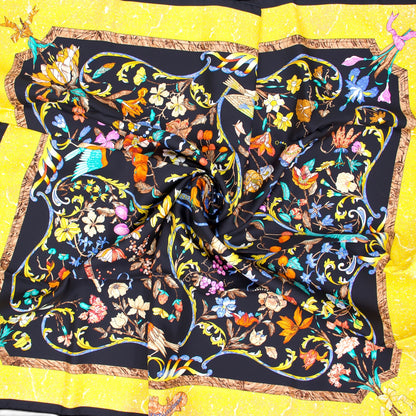 Hermès Carré "Pierres d'Orient et d'Occident" schwarz