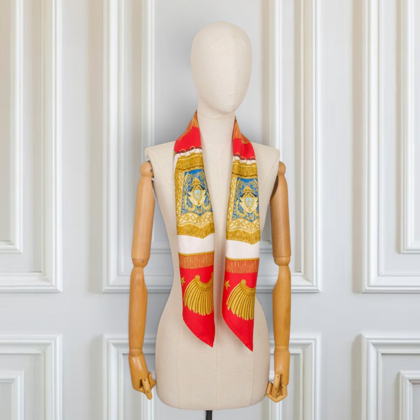 Hermès Carré "Poste et Cavalerie" rot