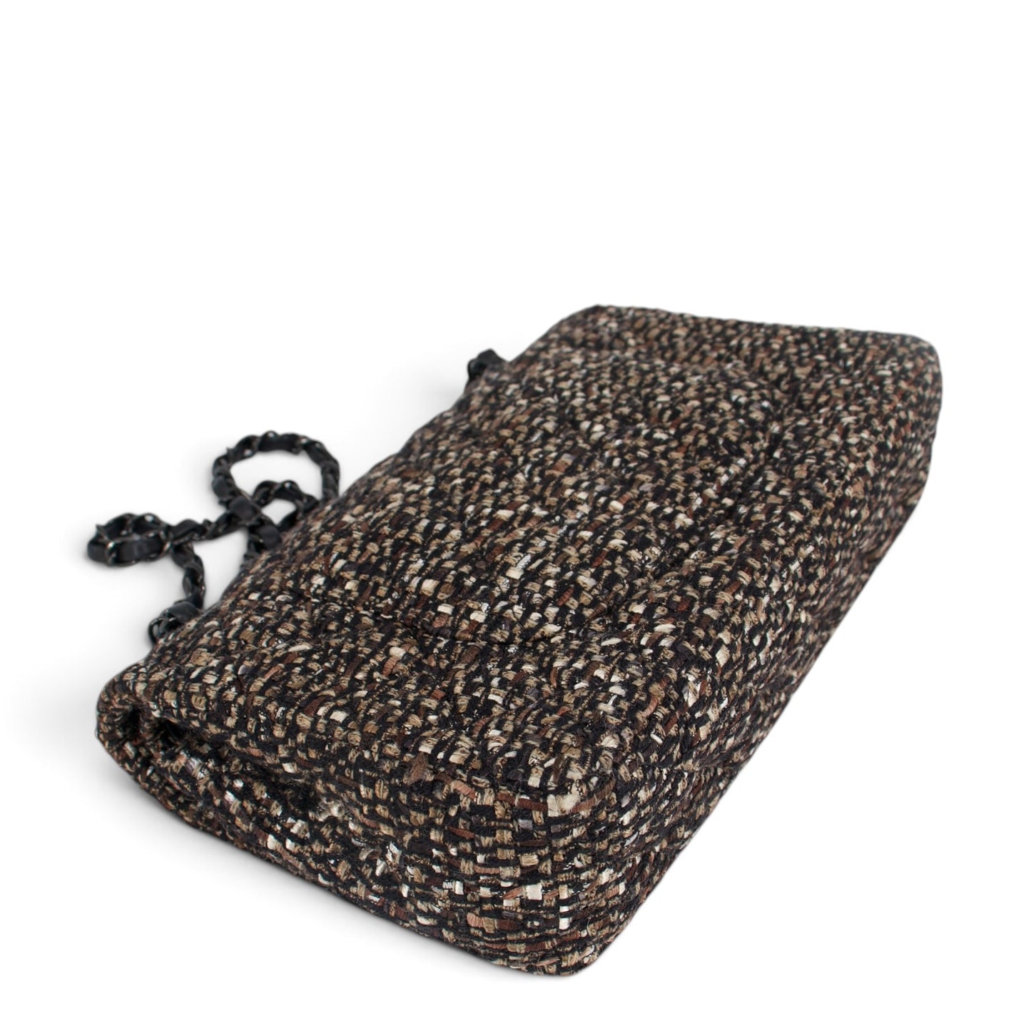Chanel Timeless Medium double flap tweed