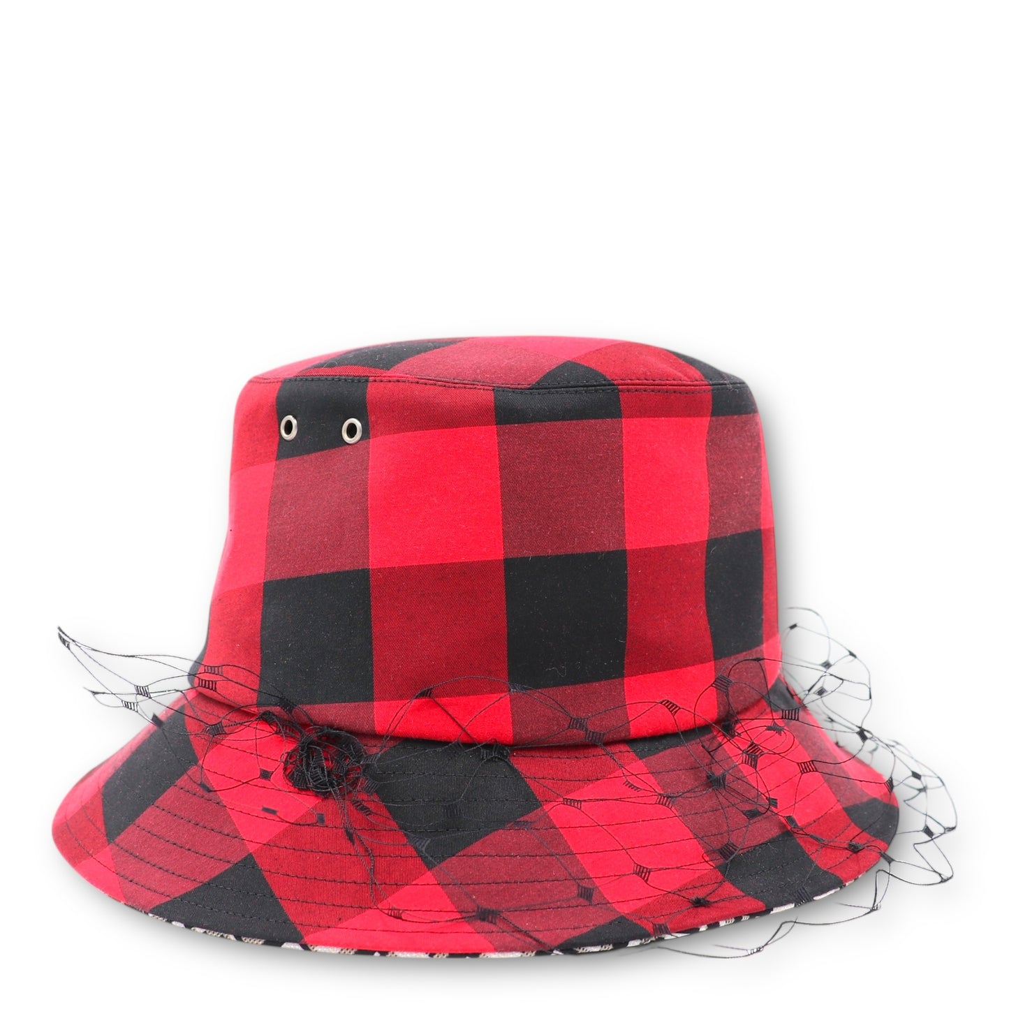 Dior Teddy-D Hut rot kariert Gr. 56