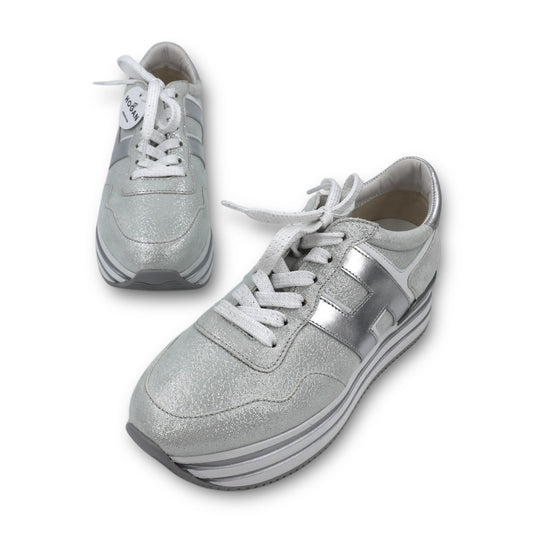 Hogan H222 Sneaker silber Gr. 37