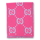 Gucci Schal reversible rosa/blau