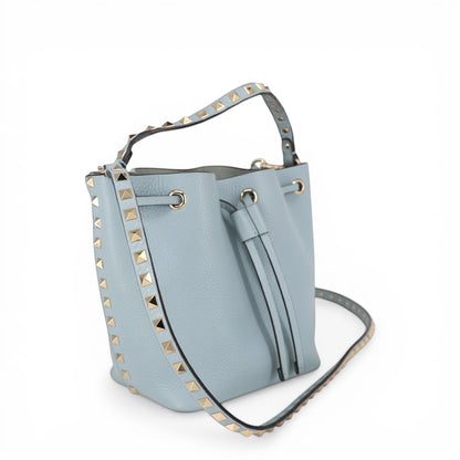 Valentino Rockstud Beuteltasche hellblau