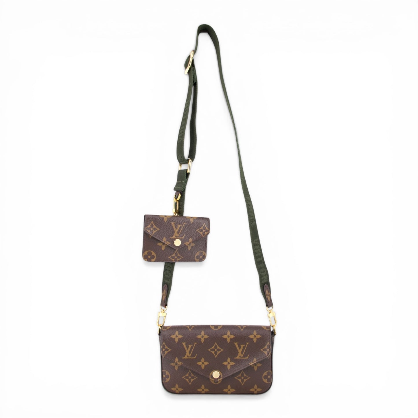 Louis Vuitton Félicie Strap & Go Monogram