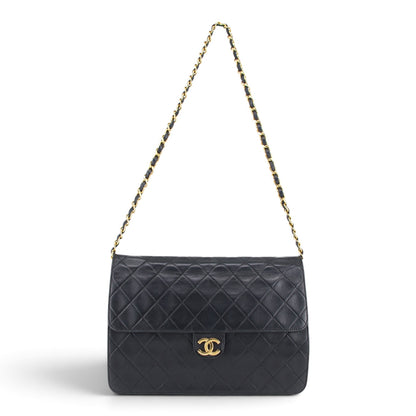 Chanel Matelassé Lammleder schwarz GHW