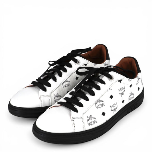 MCM Sneaker Visetos weiss Gr. 37