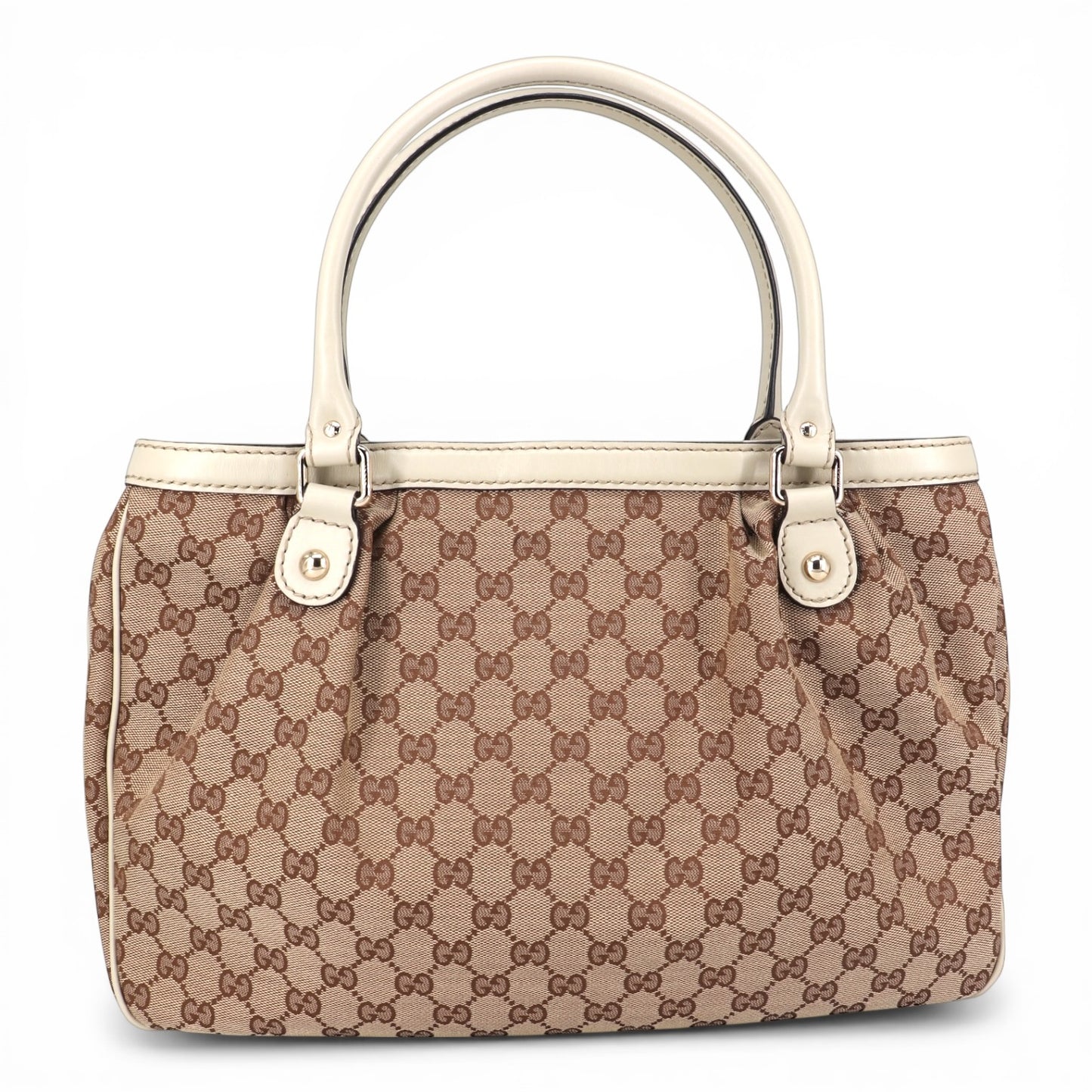 Gucci Schultertasche GG beige