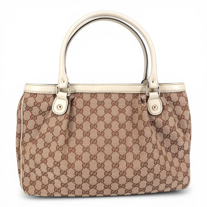 Gucci Schultertasche GG beige