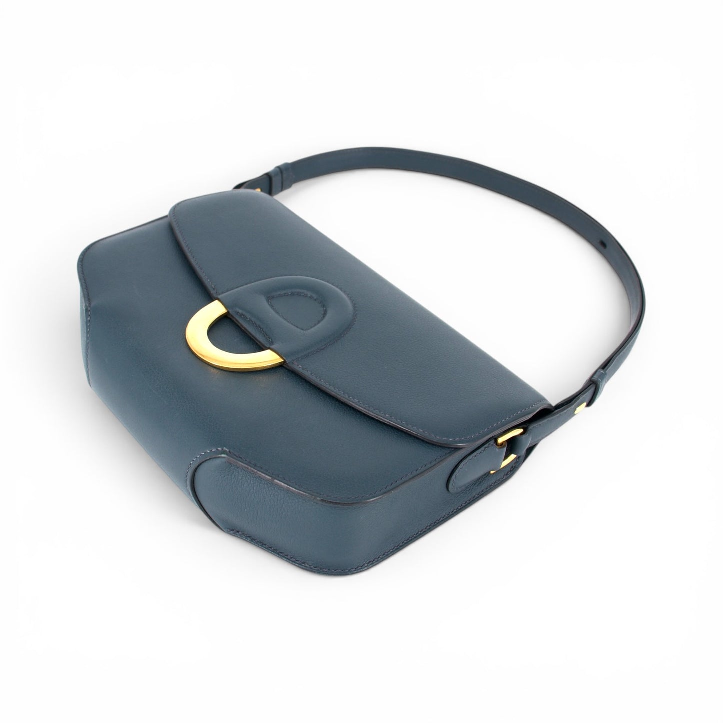 Hermès Cherche Midi 25 Evercolor Bleu océan