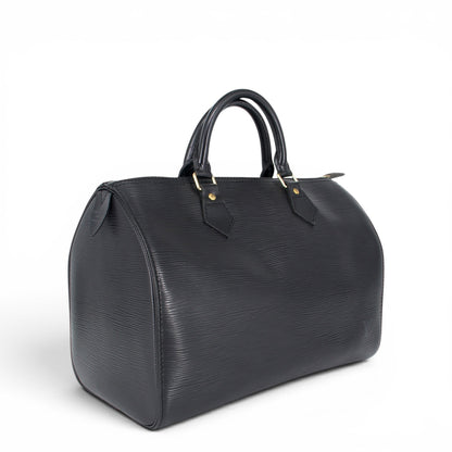 Louis Vuitton Speedy 30 Epi Schwarz