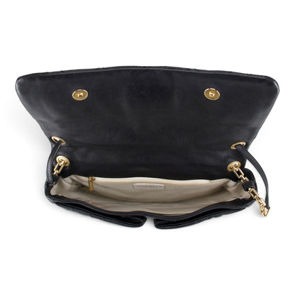 Chanel Wild Stitch Chain Flap schwarz GHW