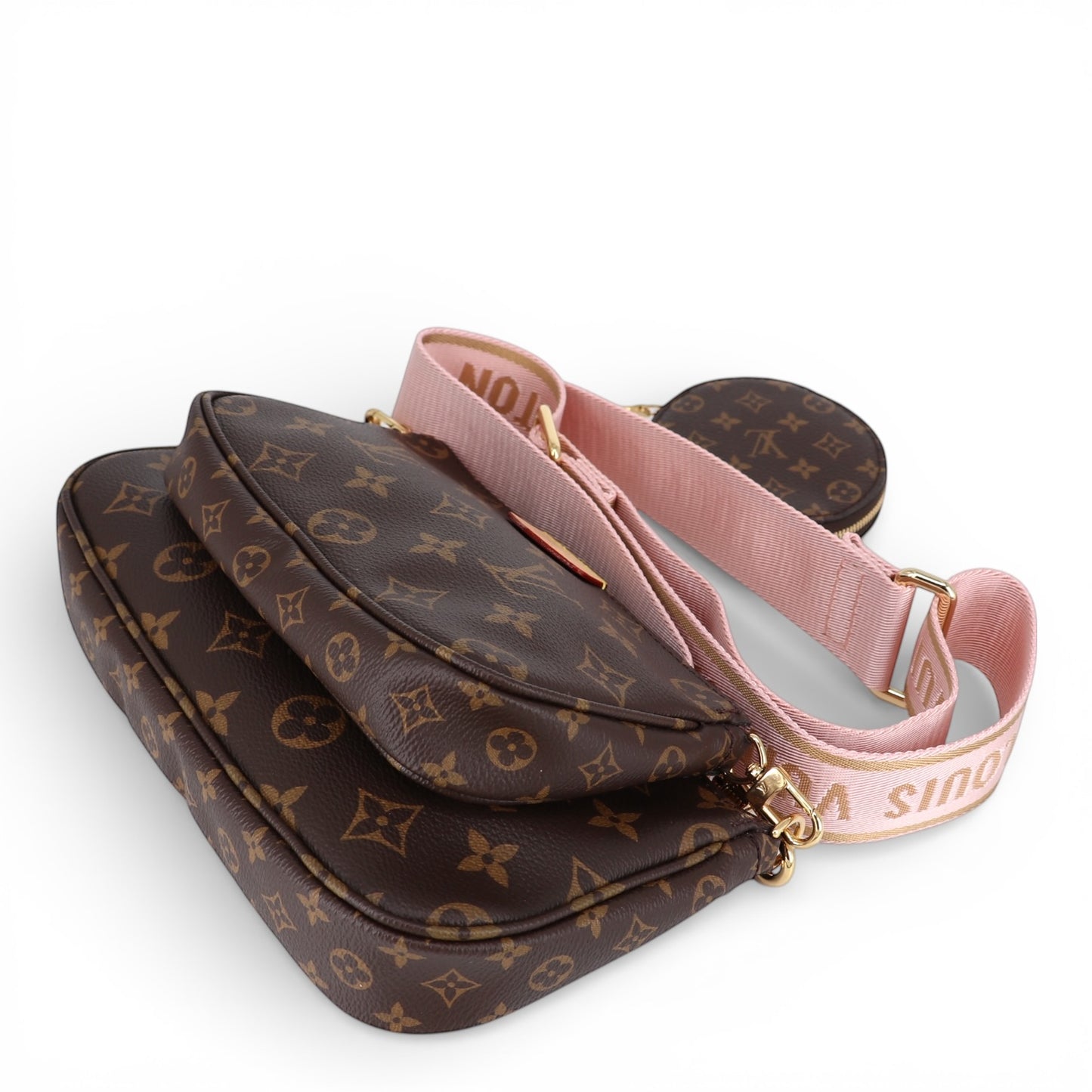 Louis Vuitton Multi-Pochette Accessoires Monogram rosa