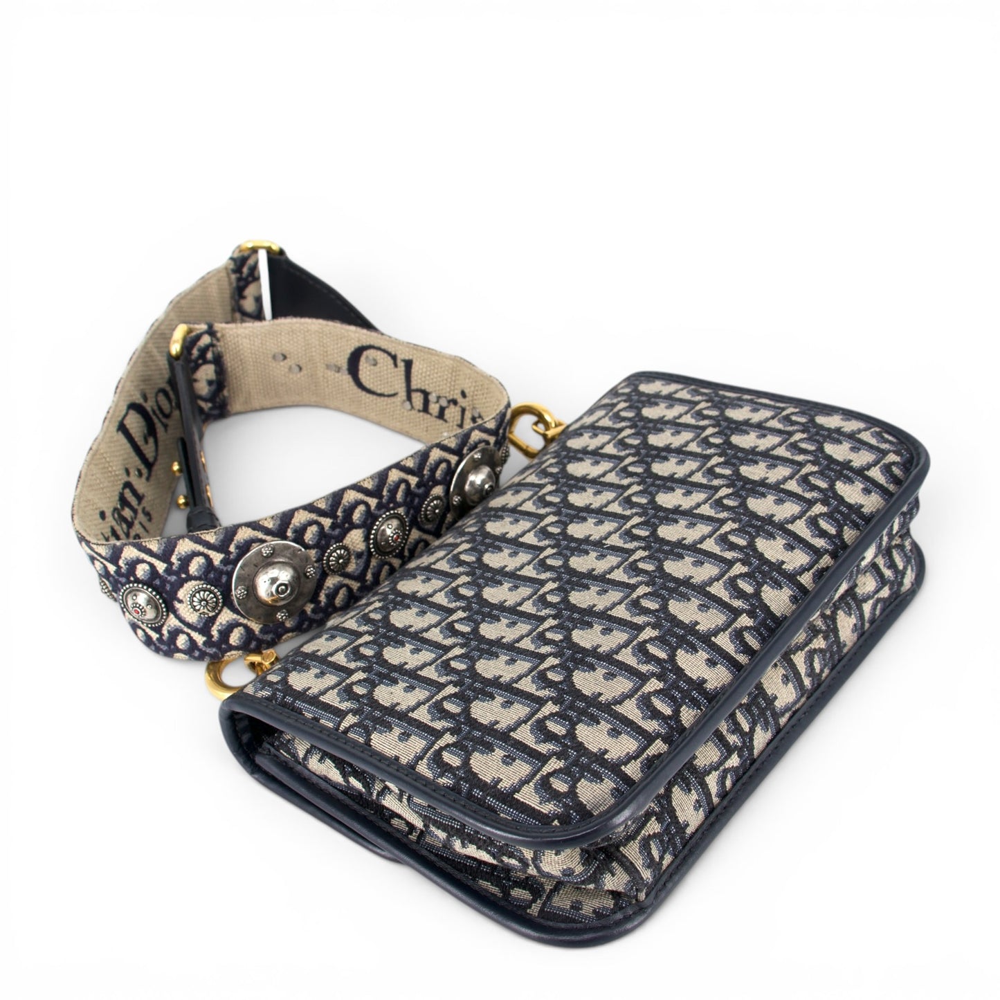 Dior Addict flap oblique blau