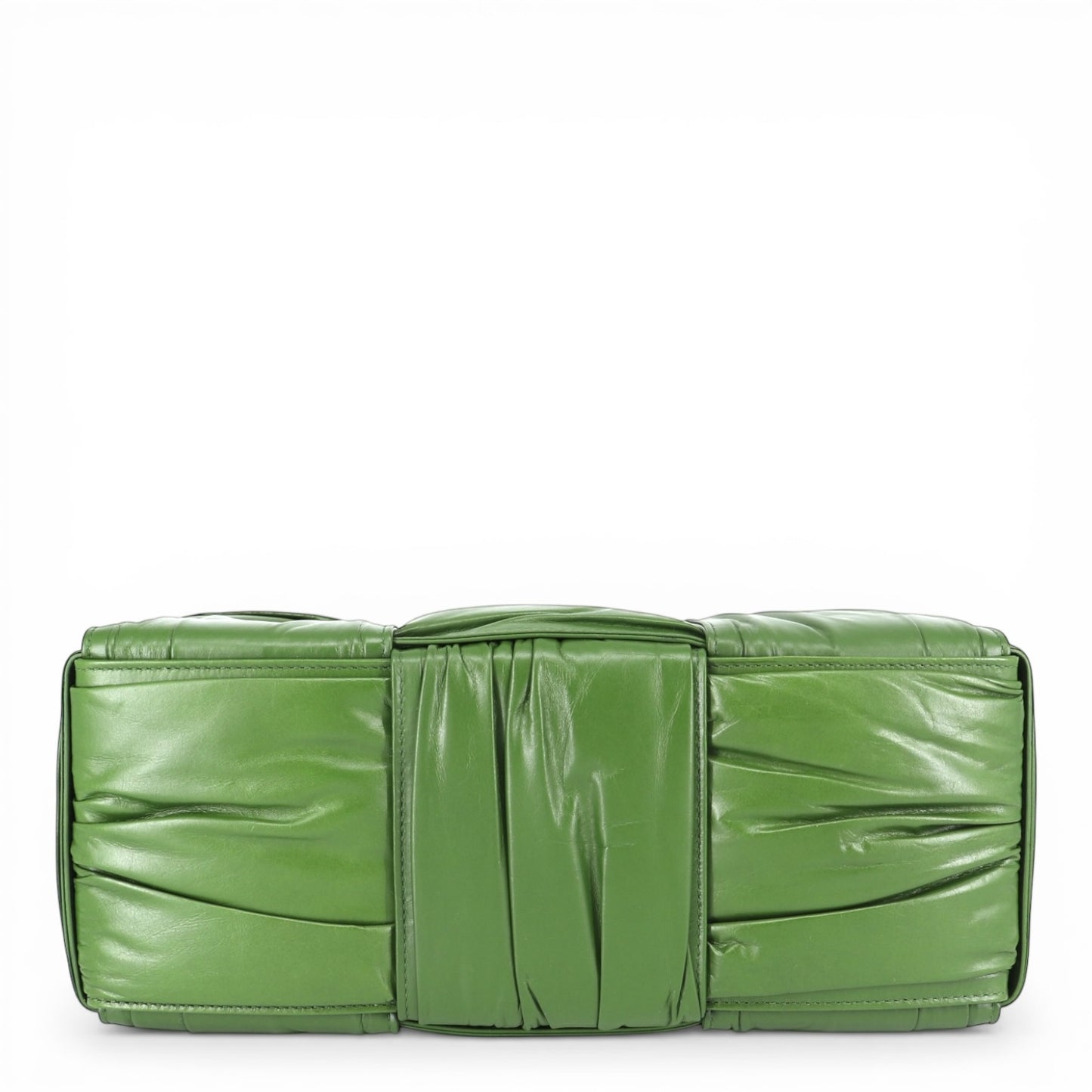 Bottega Veneta Arco small foulard intreccio grün