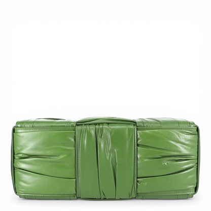 Bottega Veneta Arco small foulard intreccio grün